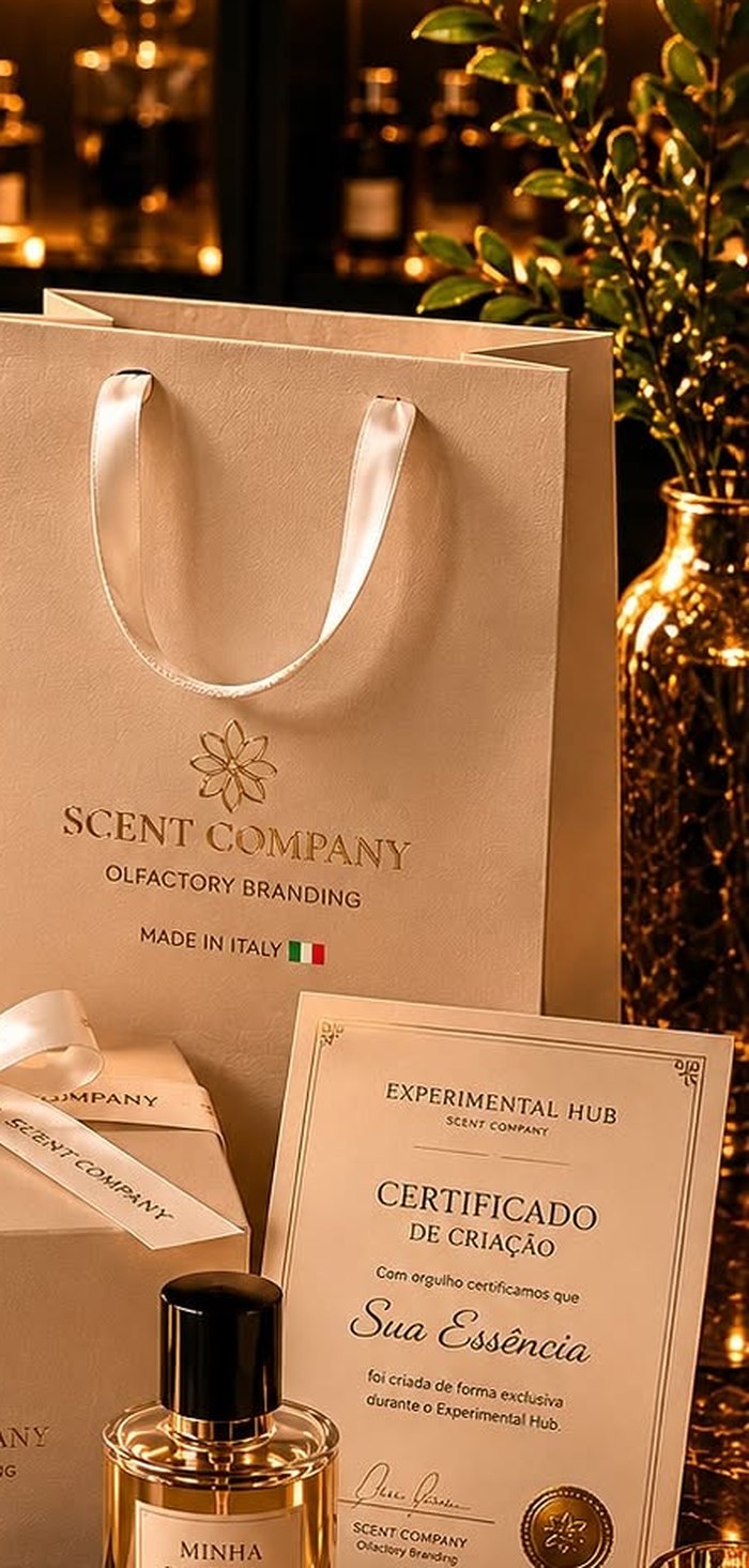 Scent Company packaging and certificate